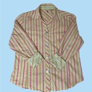 💛Candy striped shirt💛